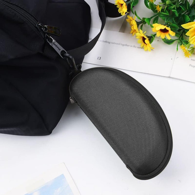 SteelFever 3pcs Zipper Hard Shell Sunglasses Case and Eyeglasses Case Portable Travel Glasses Case with Plastic Hook - Image 5